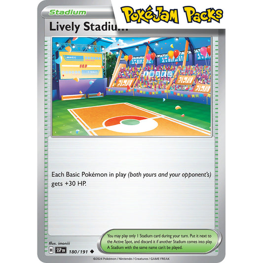Lively Stadium - 180/191 - Uncommon - Surging Sparks - Pokémon TCG