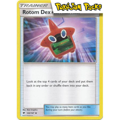 Rotom Dex Poke - Finder Mode - 122/147 - Burning Shadows - Pokémon TCG