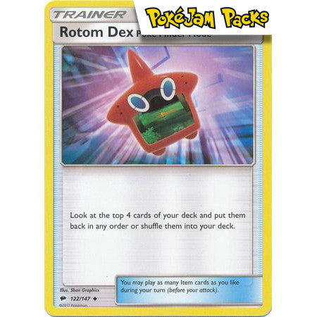 Rotom Dex Poke - Finder Mode - 122/147 - Burning Shadows - Pokémon TCG