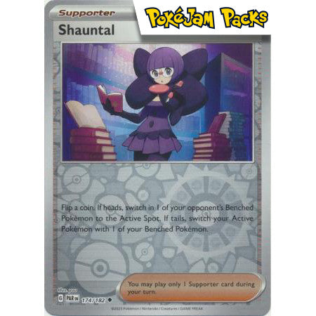 Shauntal - 174/182 - Uncommon Reverse Holo - Paradox Rift - Pokémon TCG