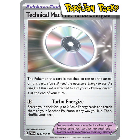 Technical Machine: Turbo Energize - 179/182 - Uncommon - Paradox Rift - Pokémon TCG