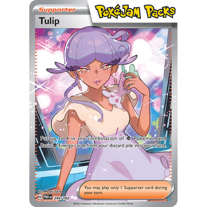 Tulip - 244/182 - Full Art Secret Rare - Paradox Rift - Pokémon TCG