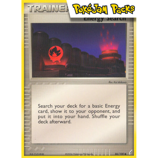 Energy Search - 86/100 - Common - Ex Crystal Guardians - Pokémon TCG