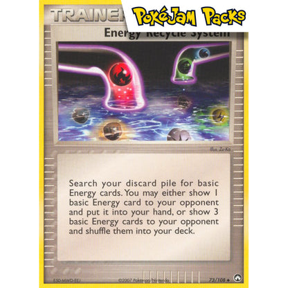 Energy Recycle System (Stamped) - 73/108 - Uncommon Holo - Ex Power Keepers - Pokémon TCG