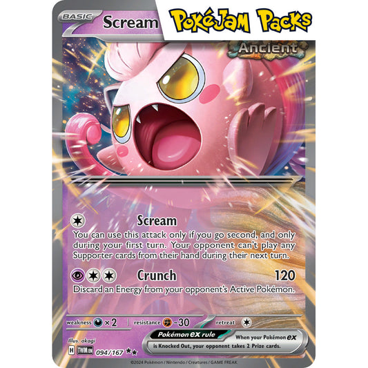 Scream Tail ex - 094/167 - Ultra Rare - Twilight Masquerade - Pokémon TCG