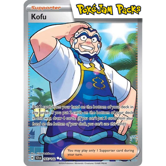 Kofu - 165/142 - Full Art Secret Rare - Stellar Crown - Pokémon TCG
