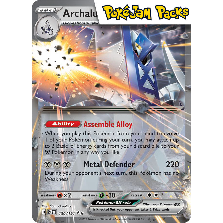 Archaludon ex - 130/191 - Ultra Rare - Surging Sparks - Pokémon TCG