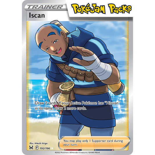 Iscan - 192/196 - Full Art Ultra Rare - Lost Origin - Pokémon TCG