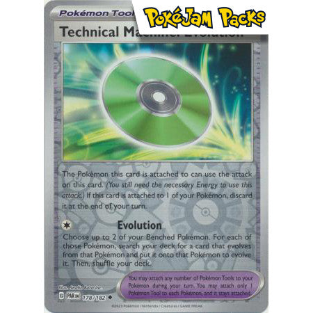 Technical Machine: Evolution - 178/182 - Uncommon Reverse Holo - Paradox Rift - Pokémon TCG