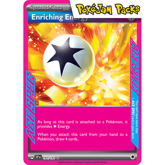 Enriching Energy - 191/191 - Ace Rare - Surging Sparks - Pokémon TCG