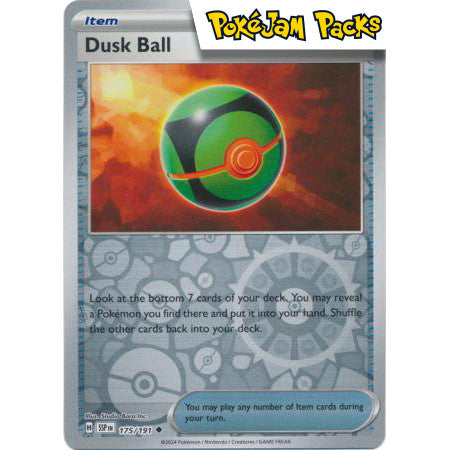 Dusk Ball - 175/191 - Uncommon Reverse Holo - Surging Sparks - Pokémon TCG