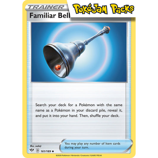 Familiar Bell - 161/189 - Uncommon - Darkness Ablaze - Pokémon TCG
