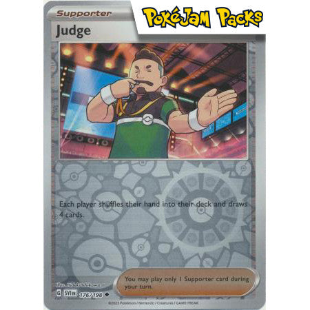 Judge - 176/198 - Uncommon Reverse Holo - Scarlet & Violet - Pokémon TCG
