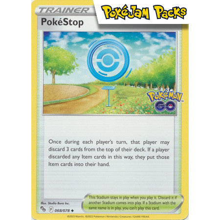 PokeStop - 068/078 - Uncommon - Go - Pokémon TCG