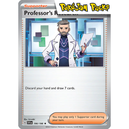 Professor's Research (Professor Turo) - 190/198 - Rare - Scarlet & Violet - Pokémon TCG