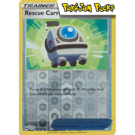 Rescue Carrier - 142/159 - Uncommon Reverse Holo - Crown Zenith - Pokémon TCG