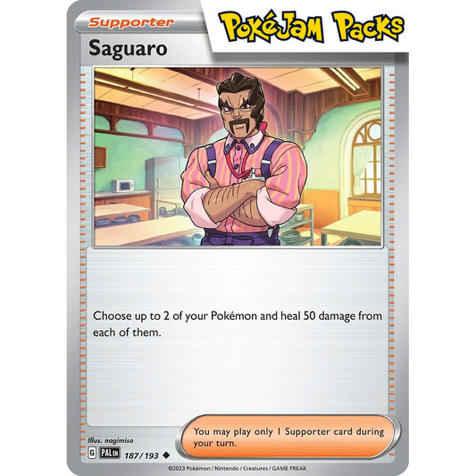 Saguaro - 187/193 - Uncommon - Paldea Evolved - Pokémon TCG
