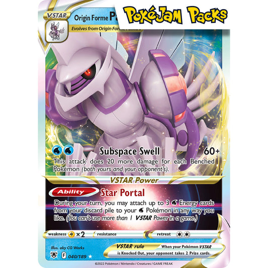 Origin Forme Palkia VSTAR - 040/189 - Ultra Rare - Astral Radiance - Pokémon TCG