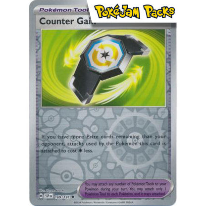 Counter Gain - 169/191 - Uncommon Reverse Holo - Surging Sparks - Pokémon TCG