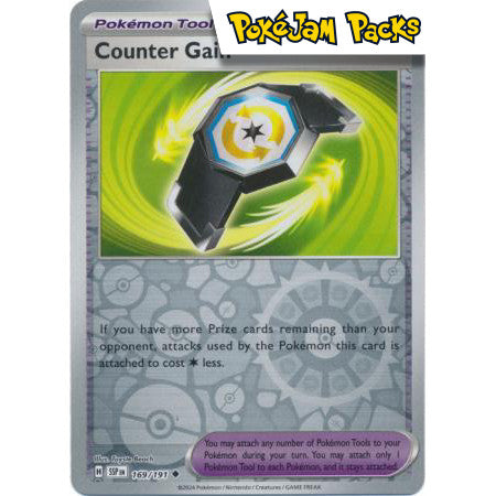 Counter Gain - 169/191 - Uncommon Reverse Holo - Surging Sparks - Pokémon TCG