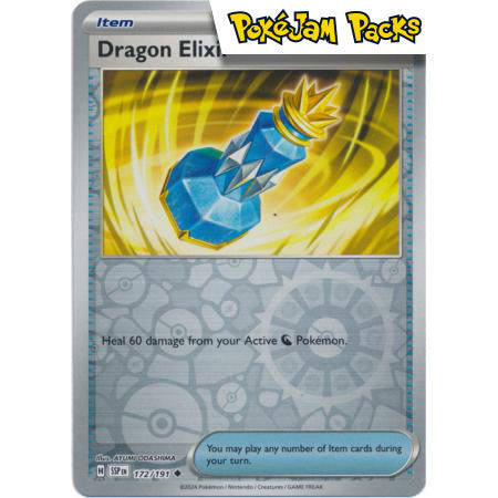 Dragon Elixir - 172/191 - Uncommon Reverse Holo - Surging Sparks - Pokémon TCG