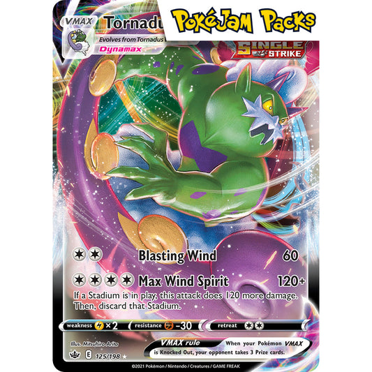 Tornadus VMAX - 125/198 - Ultra Rare - Chilling Reign - Pokémon TCG