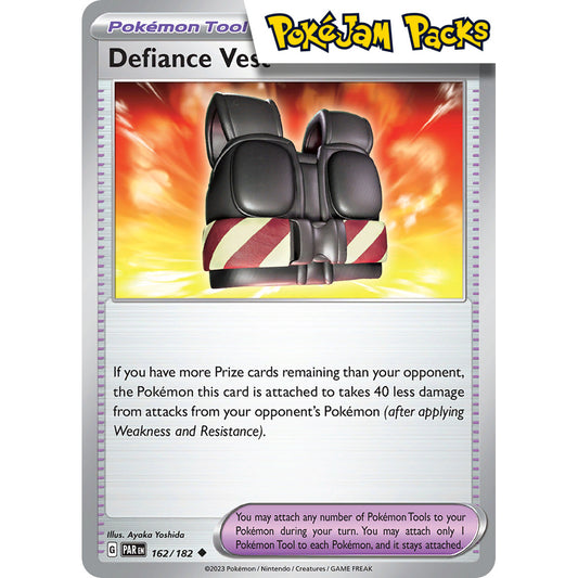 Defiance Vest - 162/182 - Uncommon - Paradox Rift - Pokémon TCG