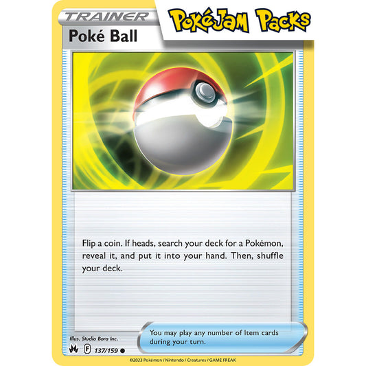Poke Ball - 137/159 - Common - Crown Zenith - Pokémon TCG