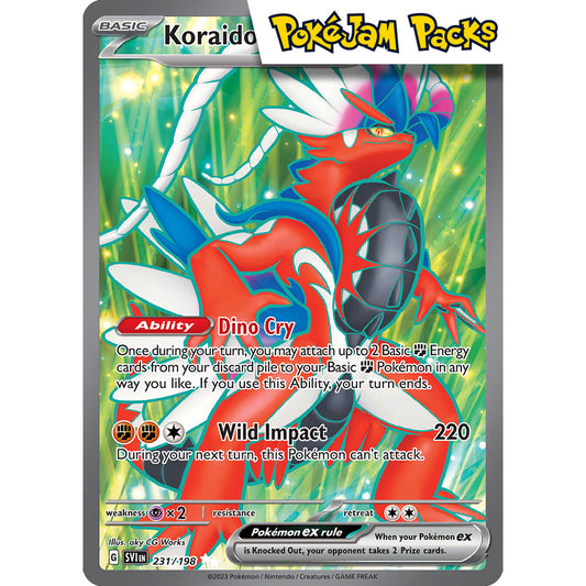 Koraidon ex - 231/198 - Full Art Secret Rare - Scarlet & Violet - Pokémon TCG