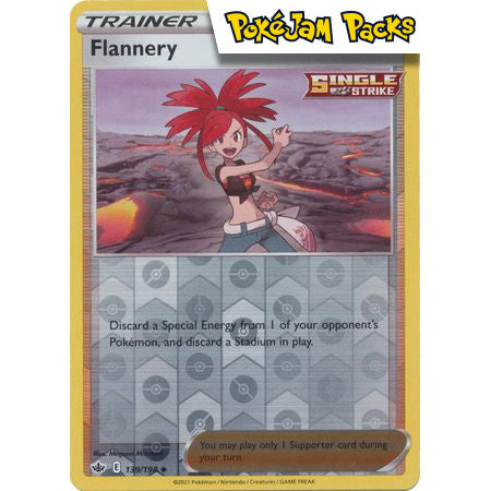 Flannery - 139/198 - Uncommon Reverse Holo - Chilling Reign - Pokémon TCG