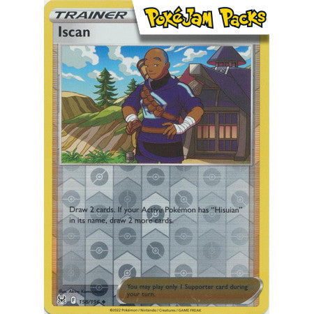 Iscan - 158/196 - Uncommon Reverse Holo - Lost Origin - Pokémon TCG