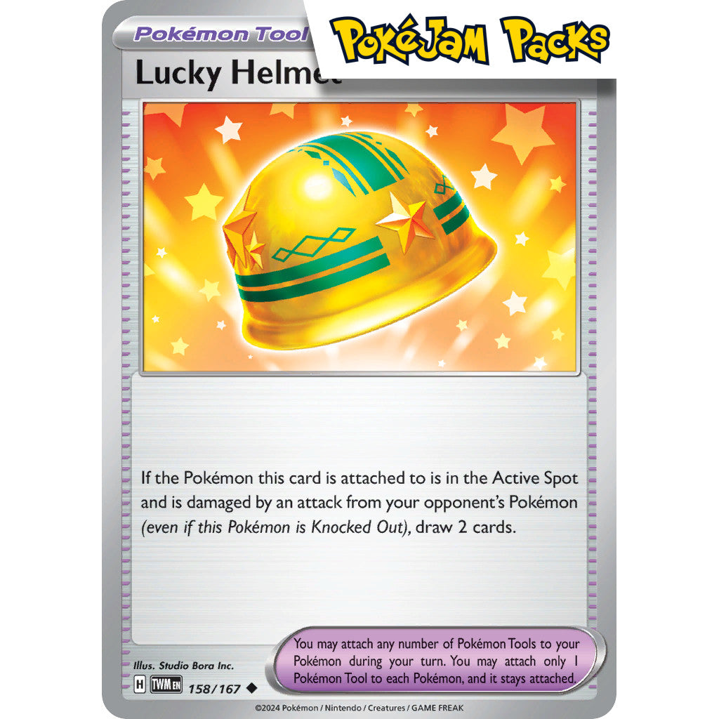 Lucky Helmet - 158/167 - Uncommon - Twilight Masquerade - Pokémon TCG