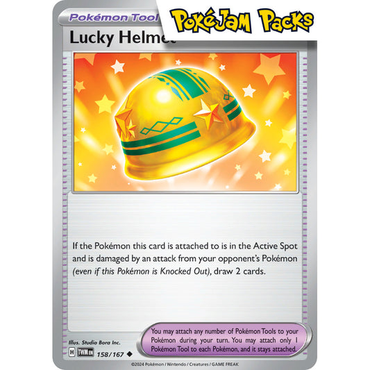 Lucky Helmet - 158/167 - Uncommon - Twilight Masquerade - Pokémon TCG