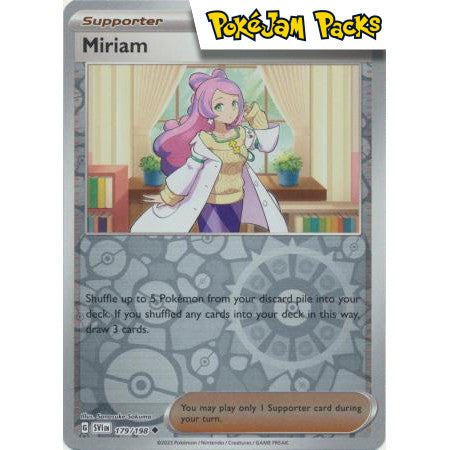 Miriam - 179/198 - Uncommon Reverse Holo - Scarlet & Violet - Pokémon TCG