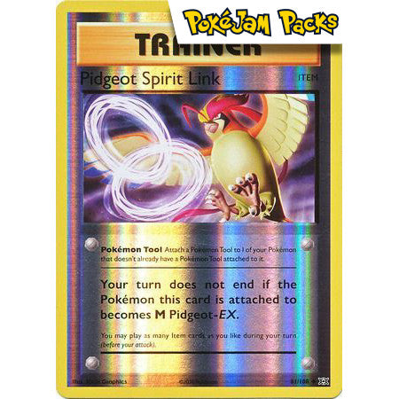 Pidgeot Spirit Link (LP) - 81/108 - Uncommon Reverse Holo - Evolutions - Pokémon TCG