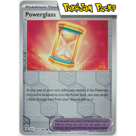 Powerglass - 063/064 - Uncommon Reverse Holo - Shrouded Fable - Pokémon TCG
