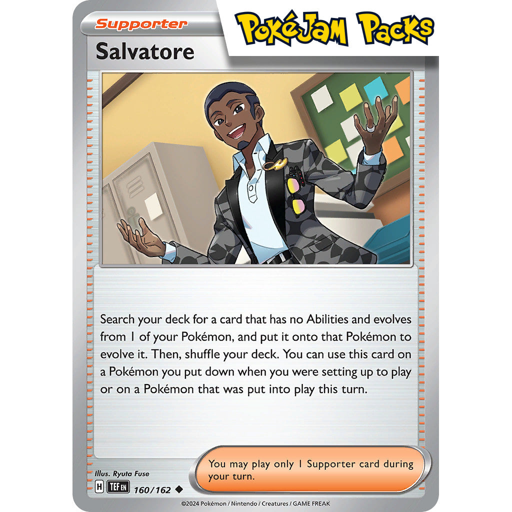 Salvatore - 160/162 - Uncommon - Temporal Forces - Pokémon TCG