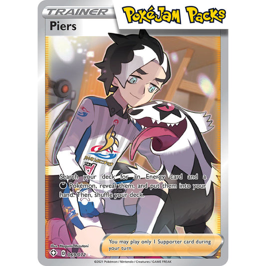 Piers - 069/072 - Full Art Ultra Rare - Shining Fates - Pokémon TCG