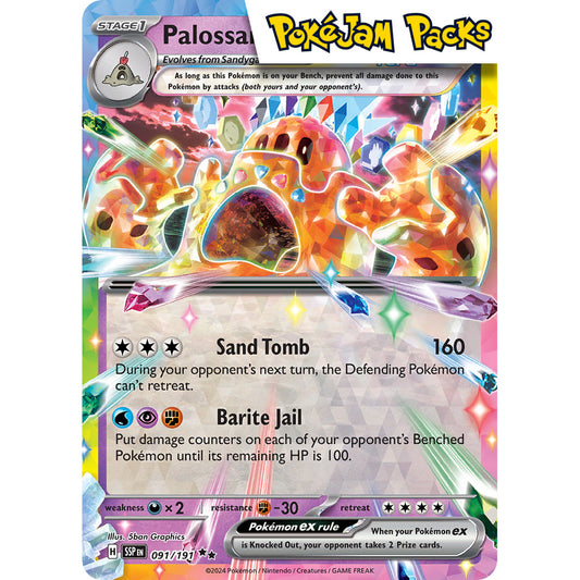 Palossand ex - 091/191 - Ultra Rare - Surging Sparks - Pokémon TCG