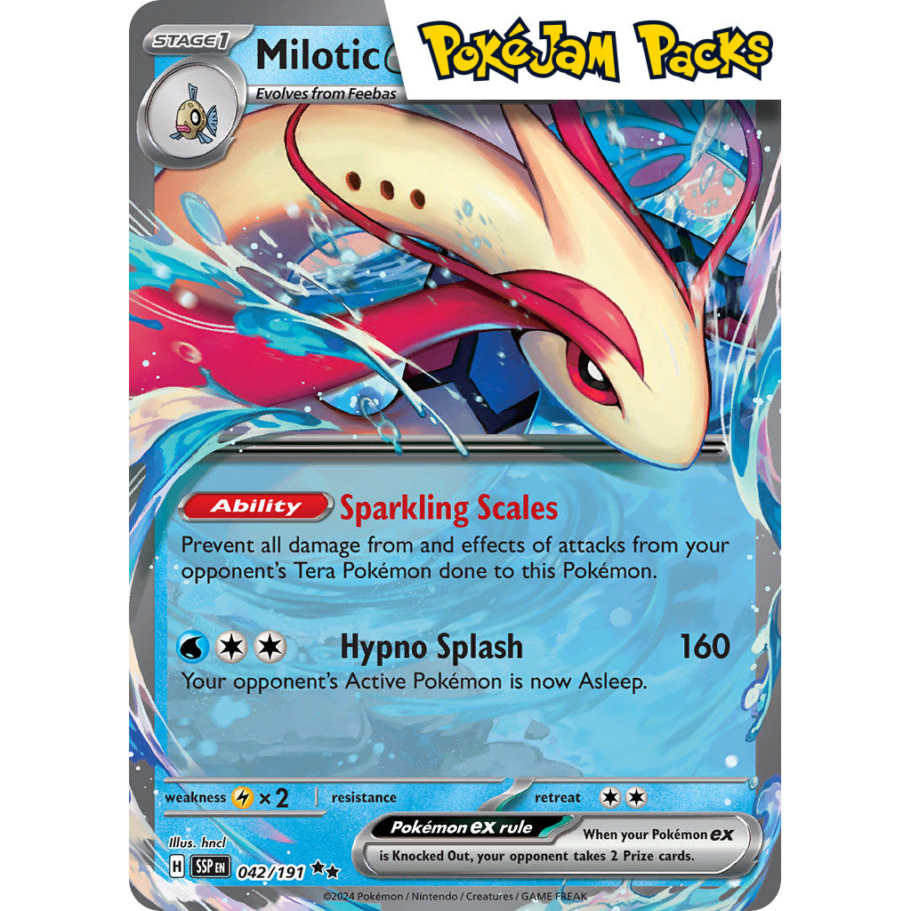 Milotic ex - 042/191 - Ultra Rare - Surging Sparks - Pokémon TCG