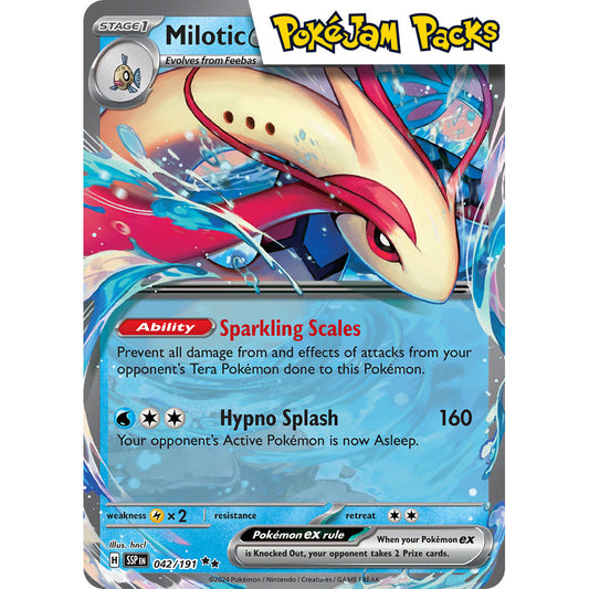 Milotic ex - 042/191 - Ultra Rare - Surging Sparks - Pokémon TCG
