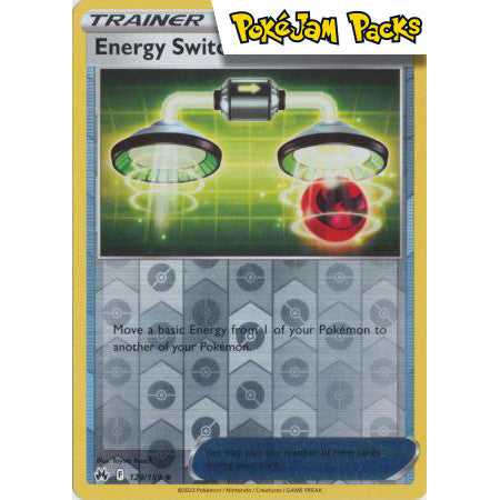 Energy Switch - 129/159 - Uncommon Reverse Holo - Crown Zenith - Pokémon TCG