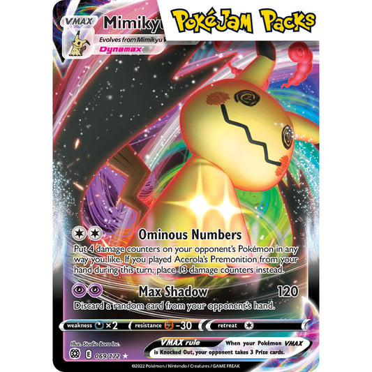 Mimikyu VMAX - 069/172 - Ultra Rare - Brilliant Stars - Pokémon TCG