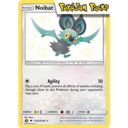 Noibat - SV43/SV94 - Shiny Rare - Hidden Fates - Pokémon TCG
