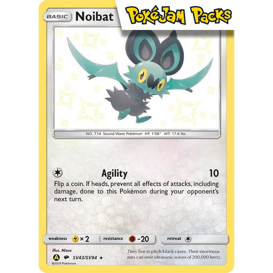 Noibat - SV43/SV94 - Shiny Rare - Hidden Fates - Pokémon TCG