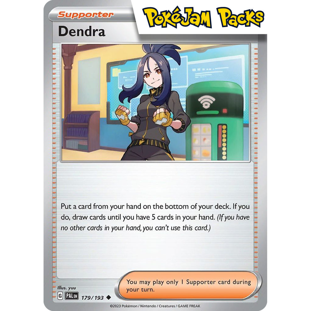 Dendra - 179/193 - Uncommon - Paldea Evolved - Pokémon TCG – PokéJam Packs