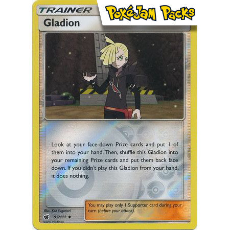Gladion - 95/111 - Uncommon Reverse Holo - Crimson Invasion - Pokémon TCG