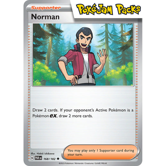 Norman - 168/182 - Uncommon - Paradox Rift - Pokémon TCG