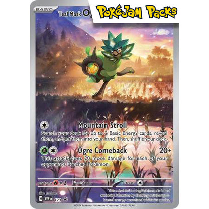 Teal Mask Ogerpon - SVP123 - Illustration Rare Promo - Scarlet & Violet Promos - Pokémon TCG