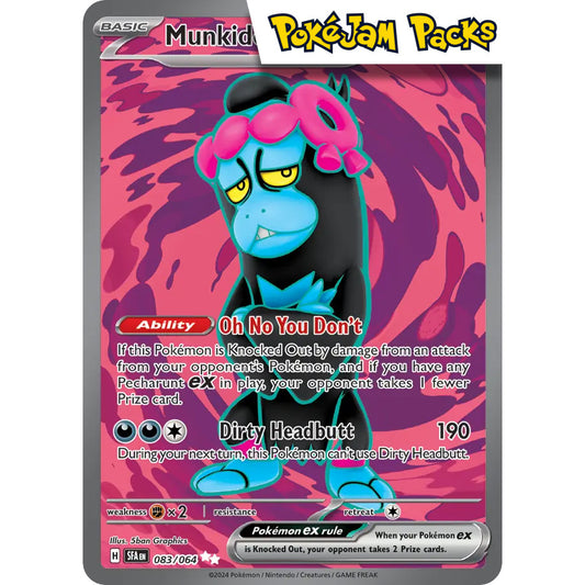 Munkidori ex - 083/064 - Full Art Secret Rare - Shrouded Fable - Pokémon TCG